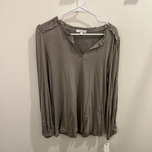 Angels Taupe Women's Blouse